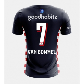 Billige Fotballdrakt PSV Eindhoven Ruben van Bommel #7 Replika Bortedrakt 2025-26 Kortermet